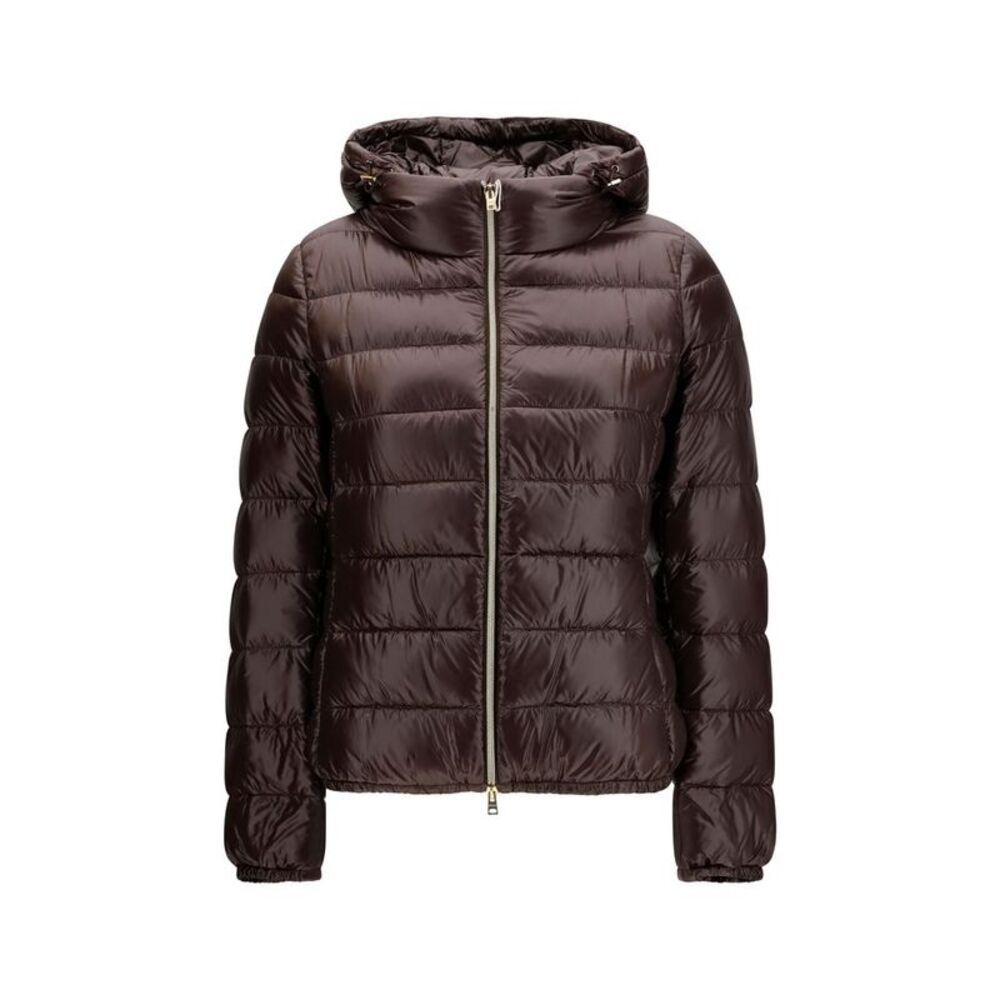 Herno Brown Polyamide Full-Length Women's Jacket